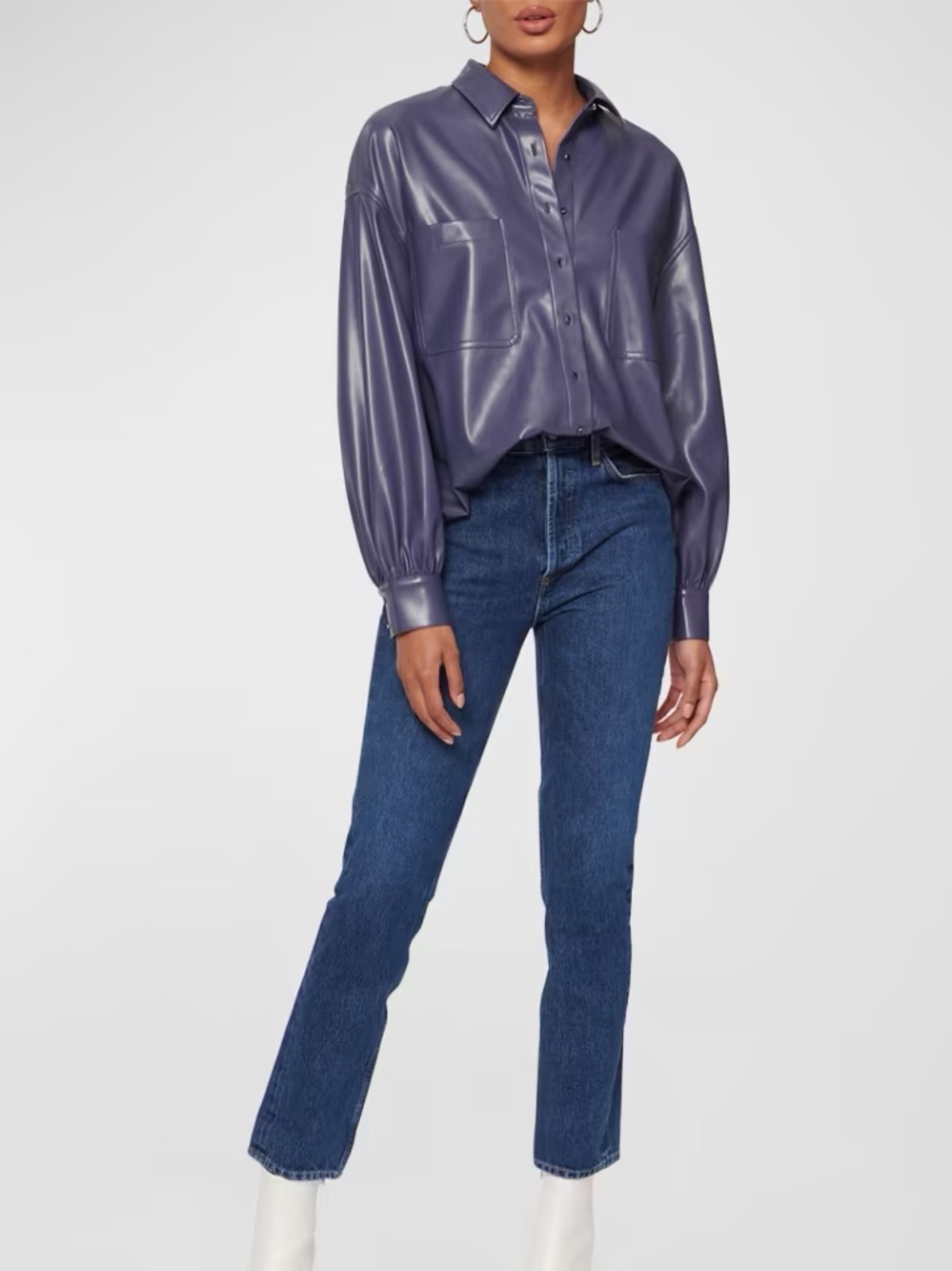 Cami NYC Vegan Leather Top